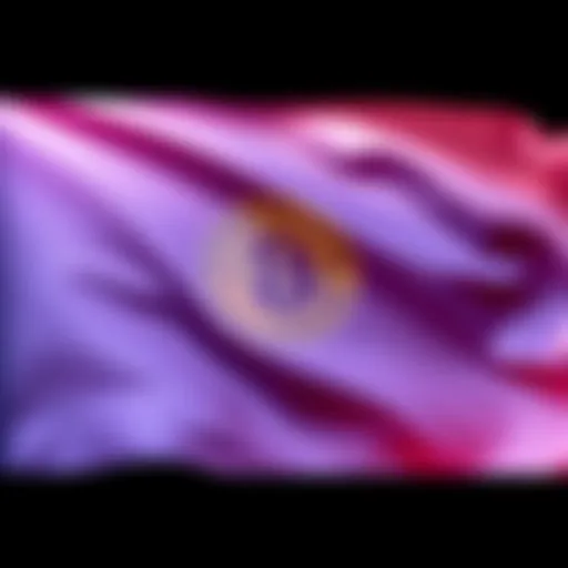 Oklahoma state flag with a Bitcoin symbol, representing the new bill allowing Bitcoin payments