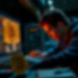 A person examining old computer files related to Bitcoin, potentially uncovering valuable digital assets.