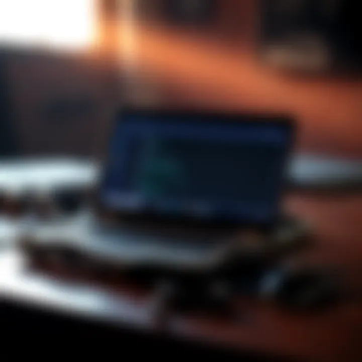 A vintage laptop from 2011, representing a personal journey with cryptocurrency, showing wear but still functioning.
