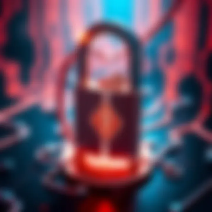 A visual representation of the Ostium logo with a broken lock symbolizing the $18 million hack on Arbitrum.