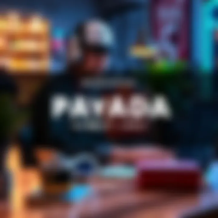 A merchant using PayADA on a laptop to create payment links for $ADA transactions