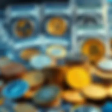 A display of various PCGS graded coins including gold, silver, and rare collectibles from different parts of the world.