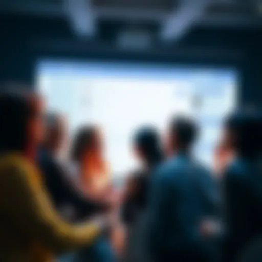 A group of people engaged in a discussion on an online forum platform, sharing advice and support.