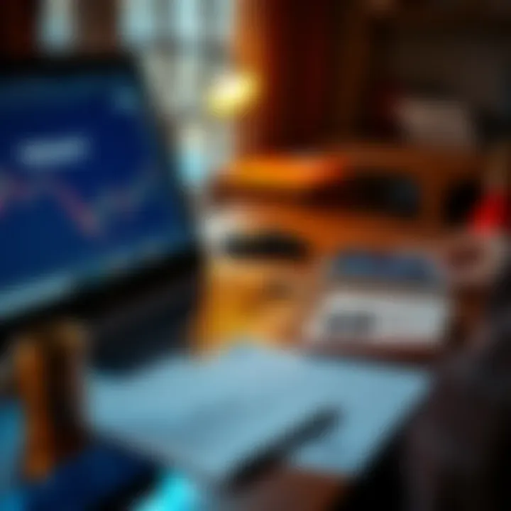 Person handling cryptocurrency transaction A person using a laptop to send cryptocurrency, with notes about privacy and security on the desk, symbolizing safe fund transfers to Iran-affiliated addresses.