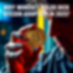 A person looking at a Bitcoin coin, symbolizing investment opportunities and financial planning.