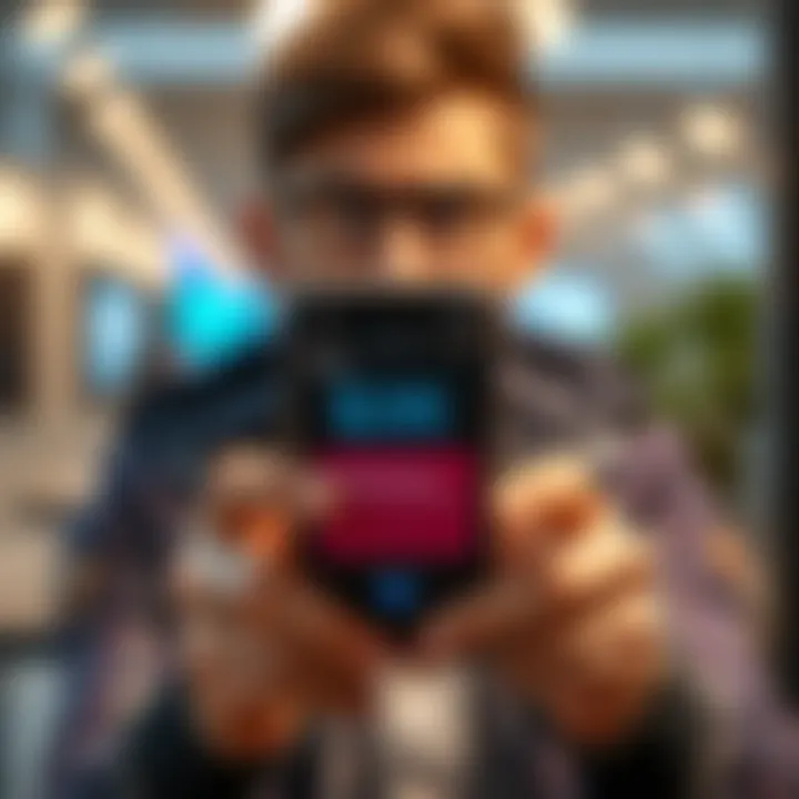 A person holding a smartphone with a worried expression, displaying a notification about a failed redemption for Atlas Bucks.