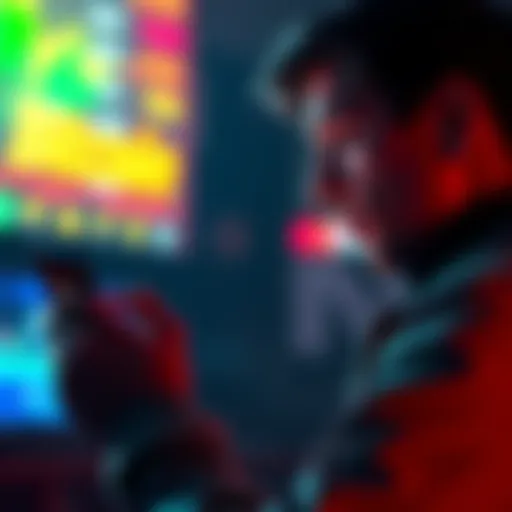 A person contemplating using 401K funds to buy Bitcoin, holding a smartphone showing cryptocurrency prices