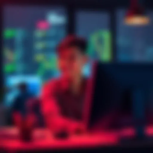 A person sitting at a desk with a computer, smiling as they successfully import an old wallet.dat file with ease