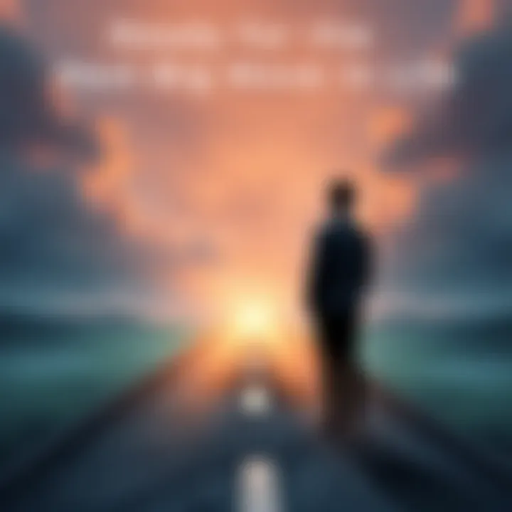 A person looking towards two different paths, symbolizing new opportunities and change in life.