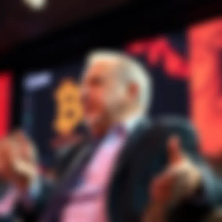 Peter Schiff discusses Bitcoin Financial expert Peter Schiff speaking critically about Bitcoin's future at a conference