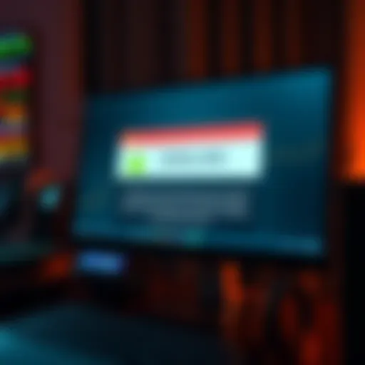 A visual representation of a phishing attack warning with an image of a computer screen displaying a security alert about a lost cryptocurrency transaction.