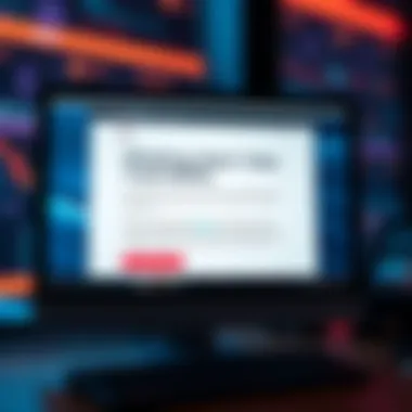 Phishing Email Warning A computer screen displaying a fake Trust Wallet email urging people to download updates.
