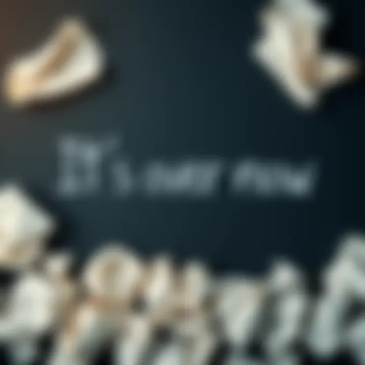 The phrase 'It's over now' written on a chalkboard surrounded by crumpled papers, symbolizing finality and closure in various contexts.