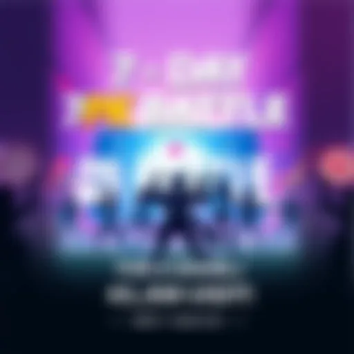 Graphic showcasing the 7-Day PK Battle with teams and players competing for USDT rewards