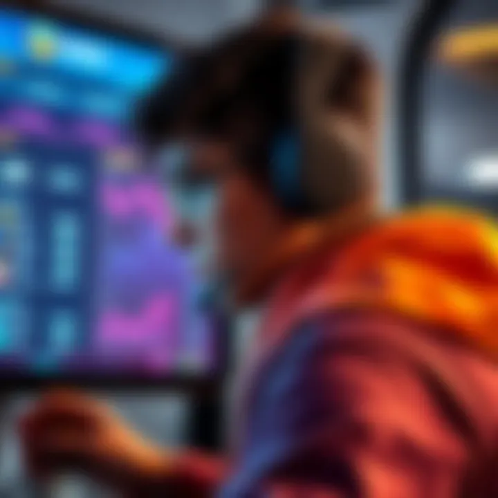 A free-to-play gamer looking at game stats and options on a screen, weighing the choice to upgrade to premium for September.