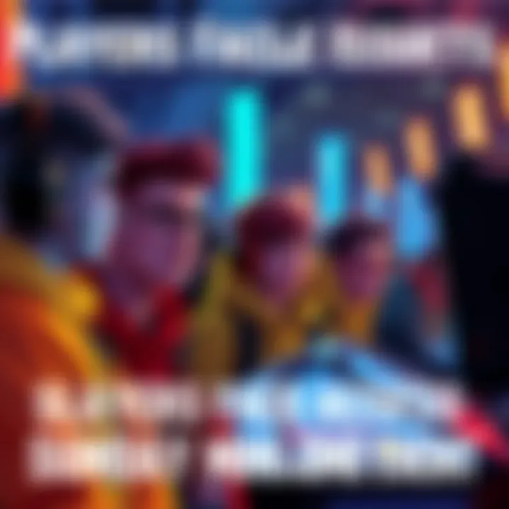 Group of players looking frustrated at their screens due to minigame access problems