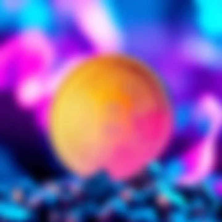 Pocket Change Cryptocurrency A digital coin labeled Pocket Change with a vibrant background, symbolizing its role as a tipping currency.