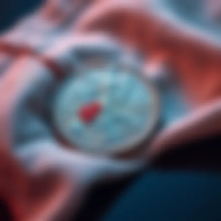 Close-up of a proof coin with a visible flaw, resting on a soft cloth, emphasizing its details and imperfections