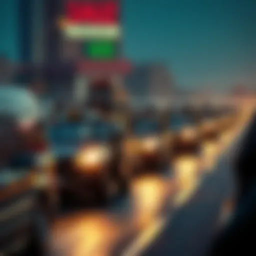 A convoy of vehicles transporting public officials, showcasing efficient travel with minimal expenses.