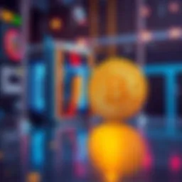 A quantum computer next to a Bitcoin symbol, highlighting the potential threat to Bitcoin's security