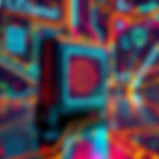 Quantum Computer Threat to Bitcoin A visual representation of a quantum computer targeting Bitcoin wallets, showcasing the risk of stolen digital currency.