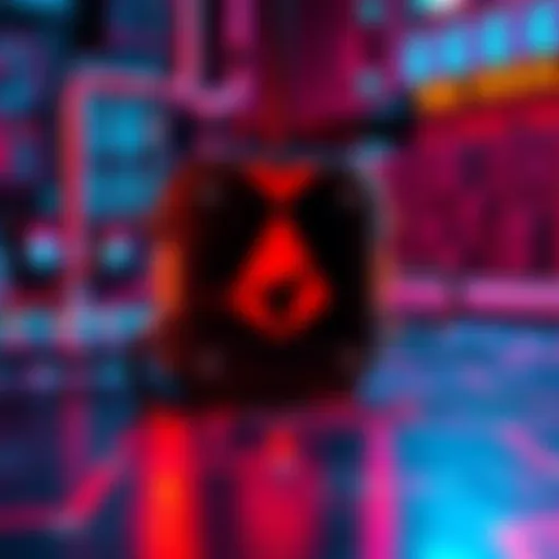 A visual representation of a quantum computer alongside Monero's logo, highlighting security concerns.