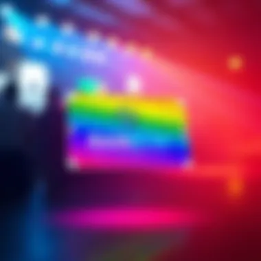 Colorful graphic promoting the launch of Rainbow (RNBW) on BitMart LaunchPrime, featuring rainbow colors and a ticket symbol.