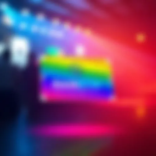 Colorful graphic promoting the launch of Rainbow (RNBW) on BitMart LaunchPrime, featuring rainbow colors and a ticket symbol.