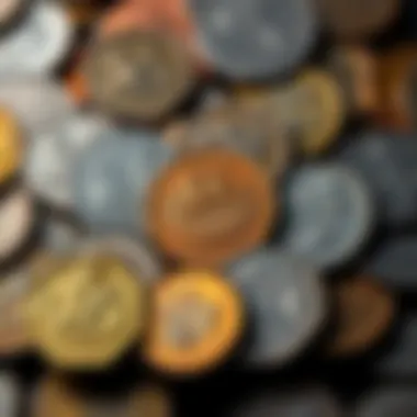 A collection of rare European coins including the Dutch Daalder and 'Wildman' Thaler displayed together.