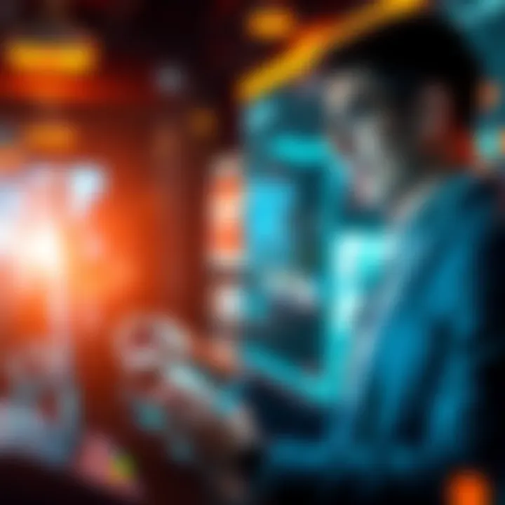 A business professional interacting with consumers through a digital platform, showcasing real-time engagement and verification features.
