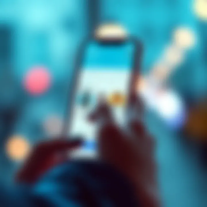 A person using a smartphone to delete friends from their Revolut app