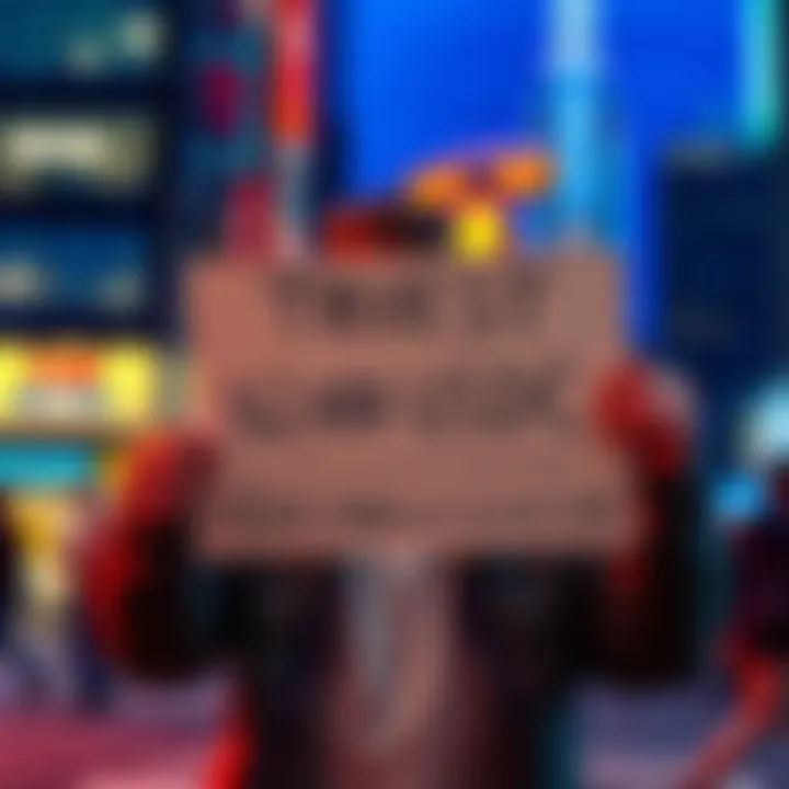 A person holding a sign asking for $2,400 USDC and offering $2,500 XMR, with a focus on trust and safety