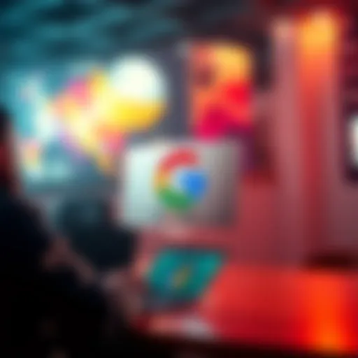 Revolut users discussing potential move to Google services with visuals of Google logo and Revolut branding