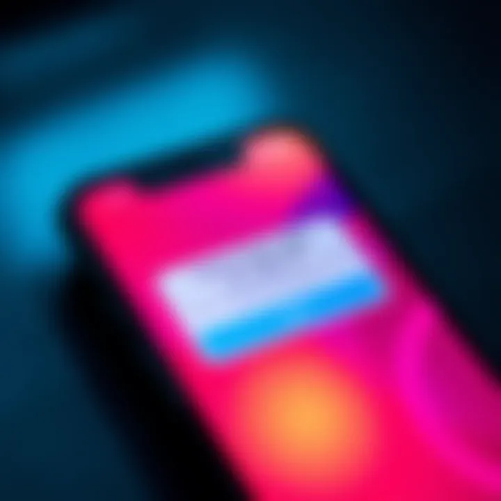 Close-up of a smartphone displaying an error message while trying to log into the Revolut app after switching devices.