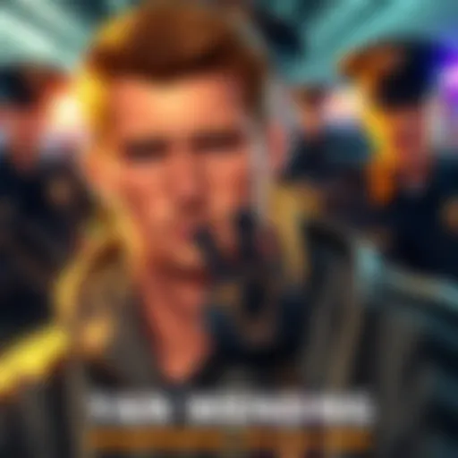 Former Olympian Ryan Wedding being arrested with police in the background