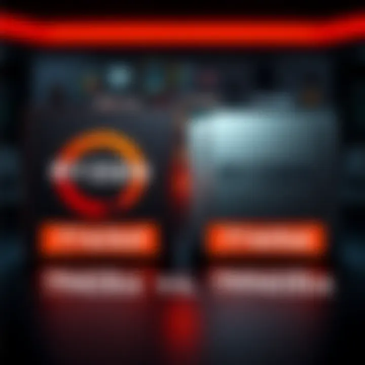 Visual showing Ryzen 9 7945hx on the left and Ryzen 9 7940hx on the right with labels for each processor