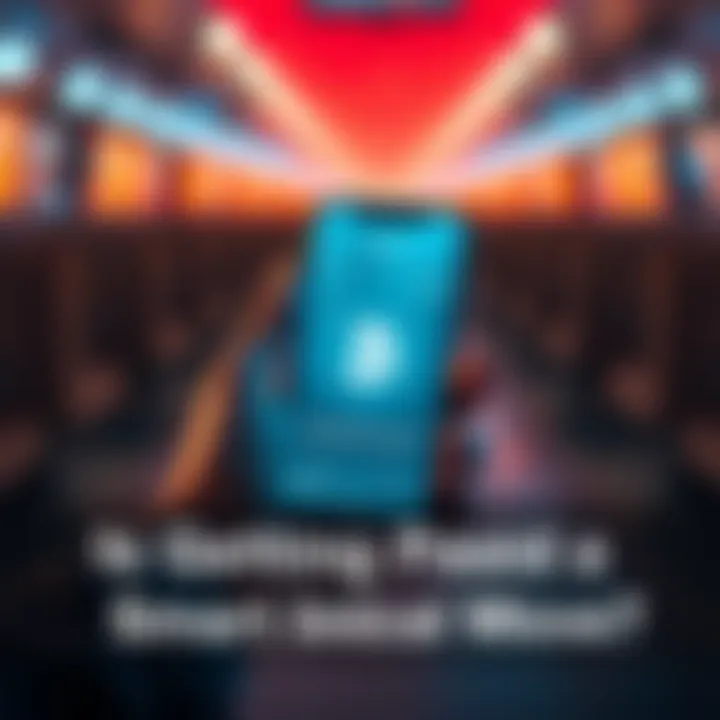 A person holding a smartphone displaying a cryptocurrency wallet app, symbolizing salary payment in digital currency