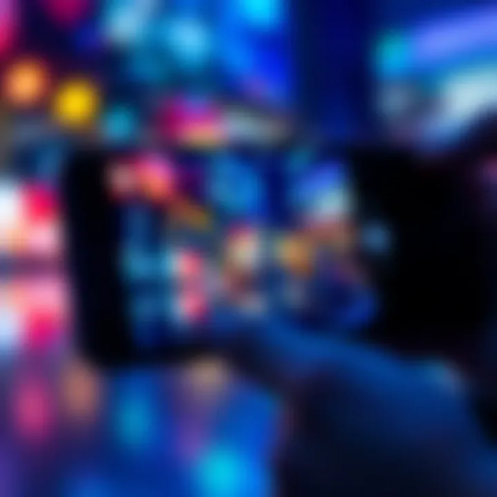 A close-up of the Samsung S26 Ultra displaying its AI photo editing feature with enhanced images on the screen.