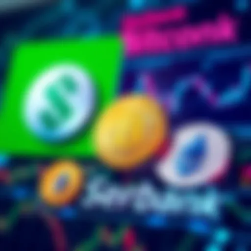 A graphic showing Bitcoin, Ether, and Tether symbols next to a Sberbank logo, representing the bank's new policy on accepting cryptocurrencies as loan collateral.