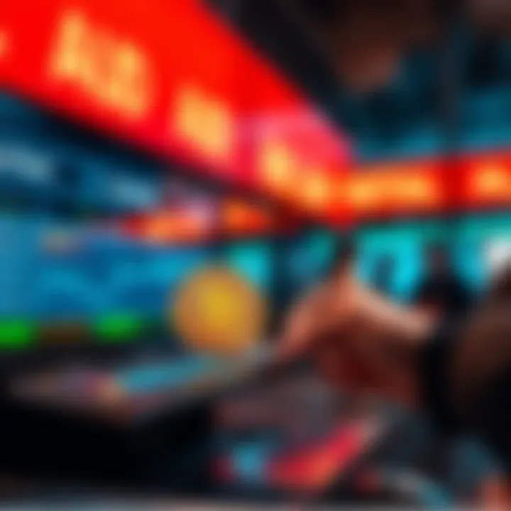 A person exchanging Bitcoin for Australian Dollars at a digital currency exchange platform.