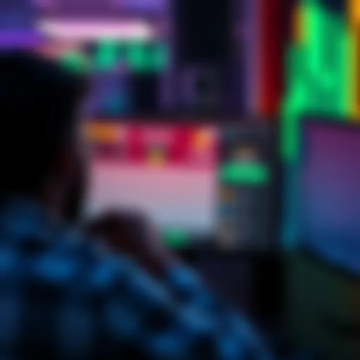 Person looking at a computer screen with a token sale platform open, showing cmETH and ETH trading options.