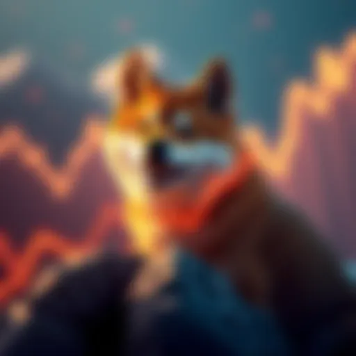 A chart showing the price trends of Shiba Inu cryptocurrency from 2026 to 2030 with upward and downward movements.