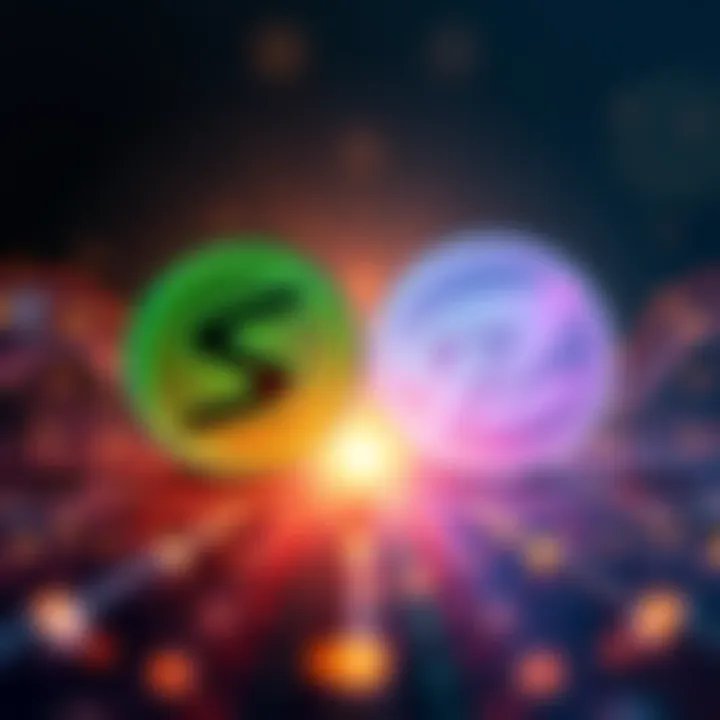Logos of Siacoin and NVidia shown together, symbolizing a potential collaboration in technology.