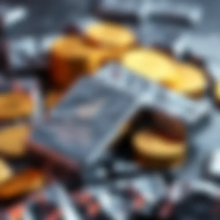 A visual showing silver bars and gold coins, illustrating the market shift between silver and gold investments.