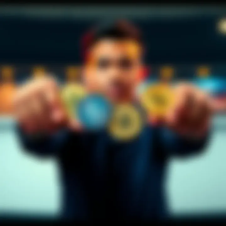 A person with a thoughtful expression holding bid tokens, symbolizing a change in perspective about Atlas Earth.