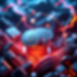 Illustration showing a visual representation of a slip39 seed with multiple wallet icons for BTC and Monero.