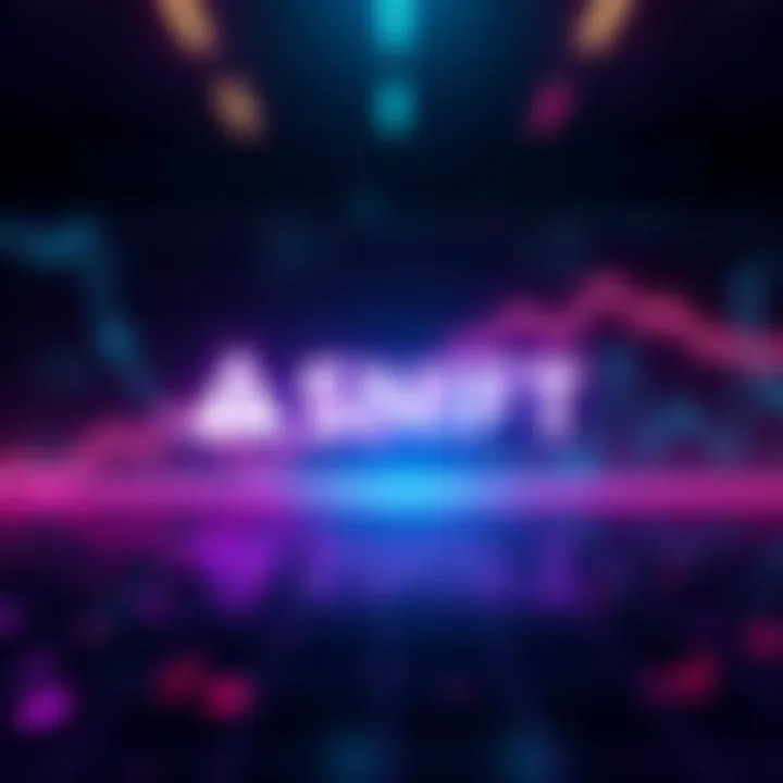 A warning graphic indicating the delisting of SNIFT on BitMart, featuring a downward trend line and the BitMart logo.