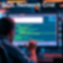 A person looking frustrated at a computer screen with error messages about loading balances on the SOL network.