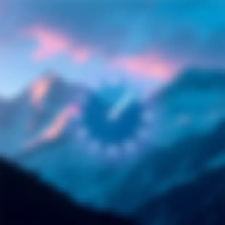 Graphic showing Solana's Alpenglow logo with a clock indicating reduced finality time, symbolizing faster transactions