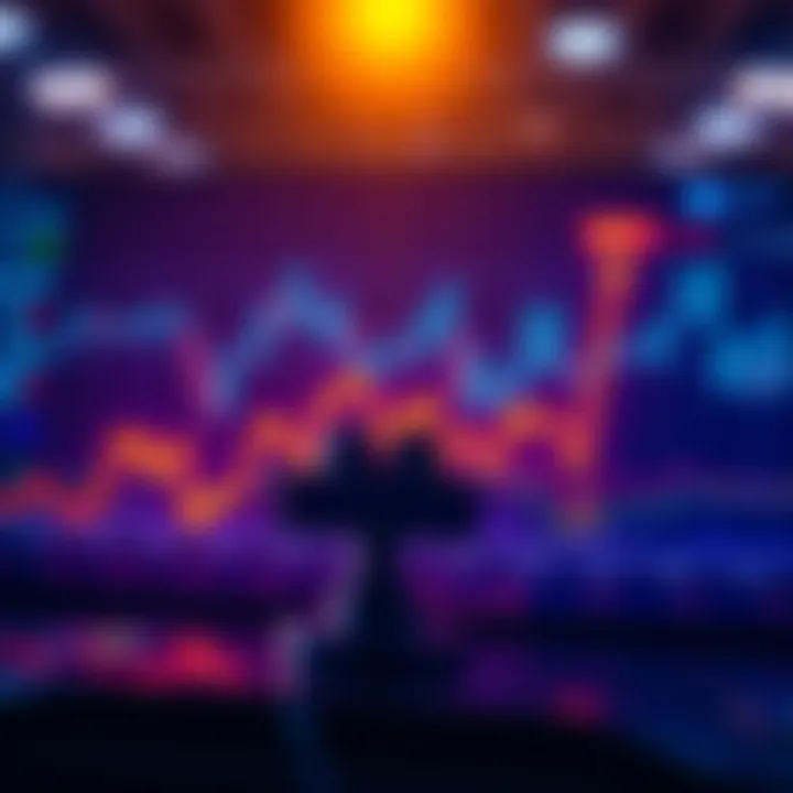 A chart showing the recent fluctuations in Solana's price with a downward trend and a buy indicator, symbolizing investment opportunities.